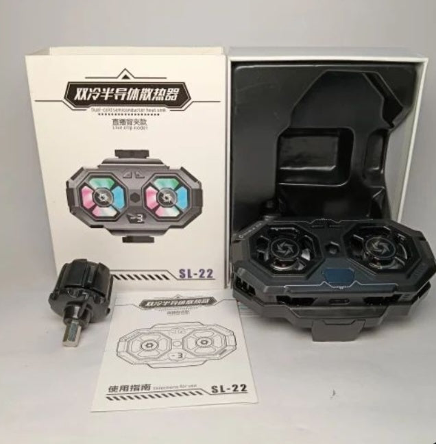 SI-07 Dual Fan Mobile Cooling Fan