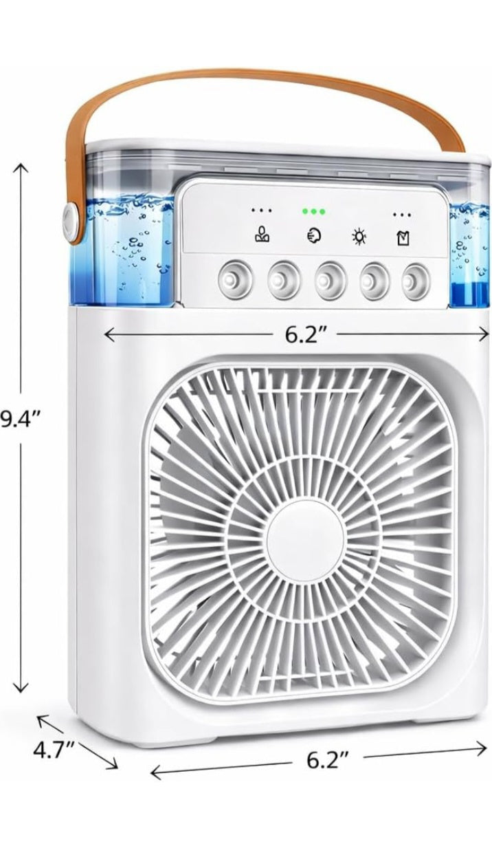 Portable Air Cooler Fan with Water Tank