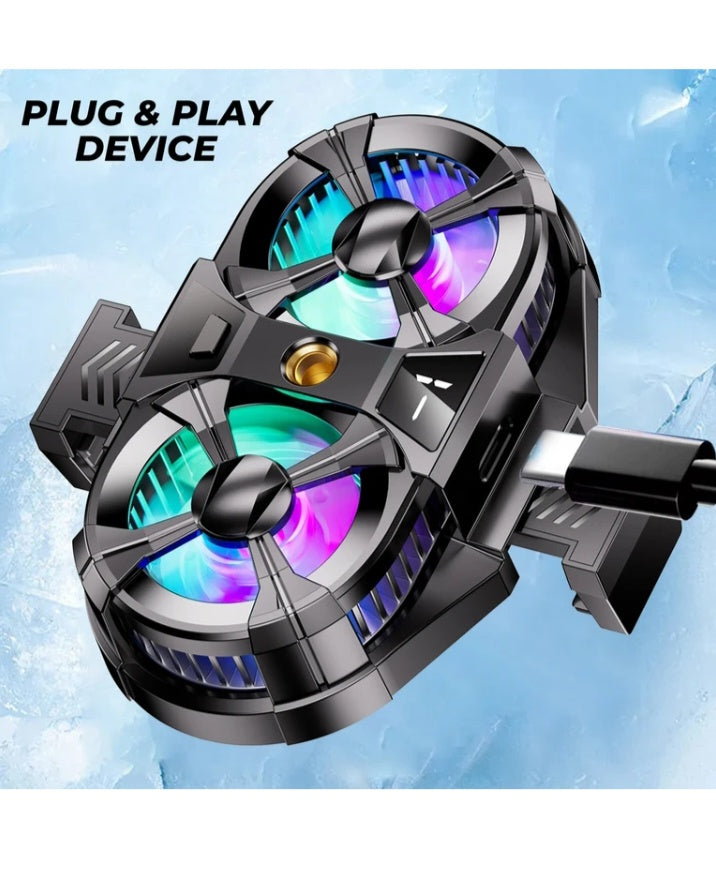 SI-07 Dual Fan Mobile Cooling Fan