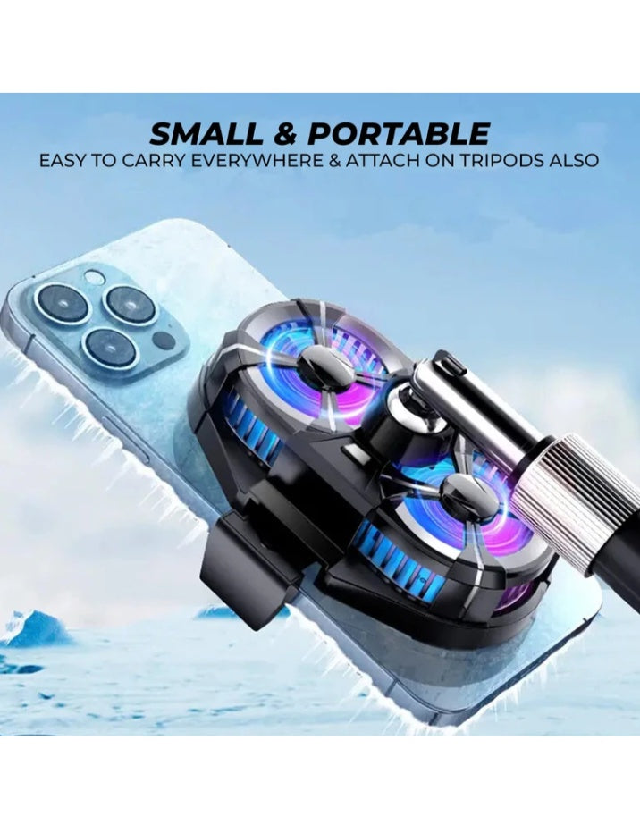 SI-07 Dual Fan Mobile Cooling Fan