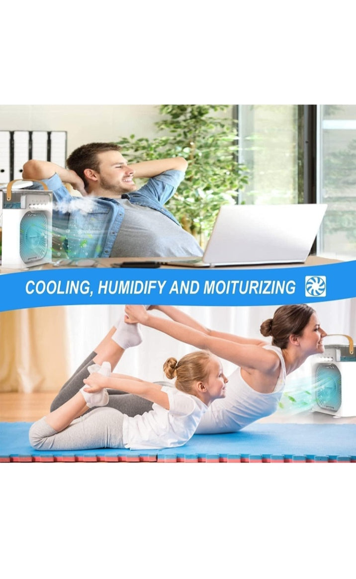 Portable Air Cooler Fan with Water Tank
