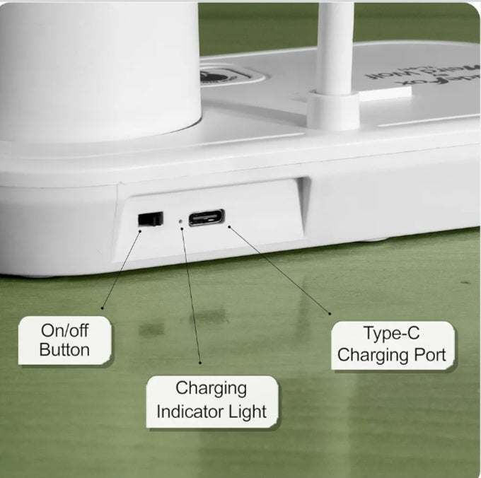 Rechargeable Study Table Lamp for Study Room